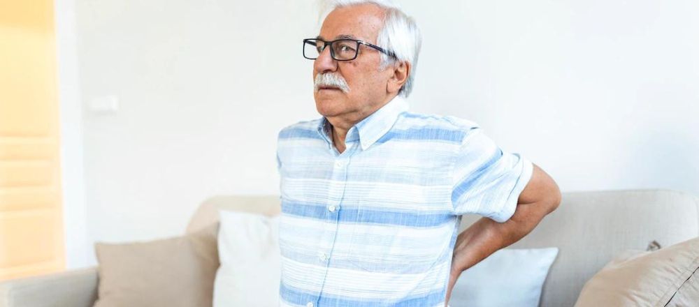 senior person with Back pain